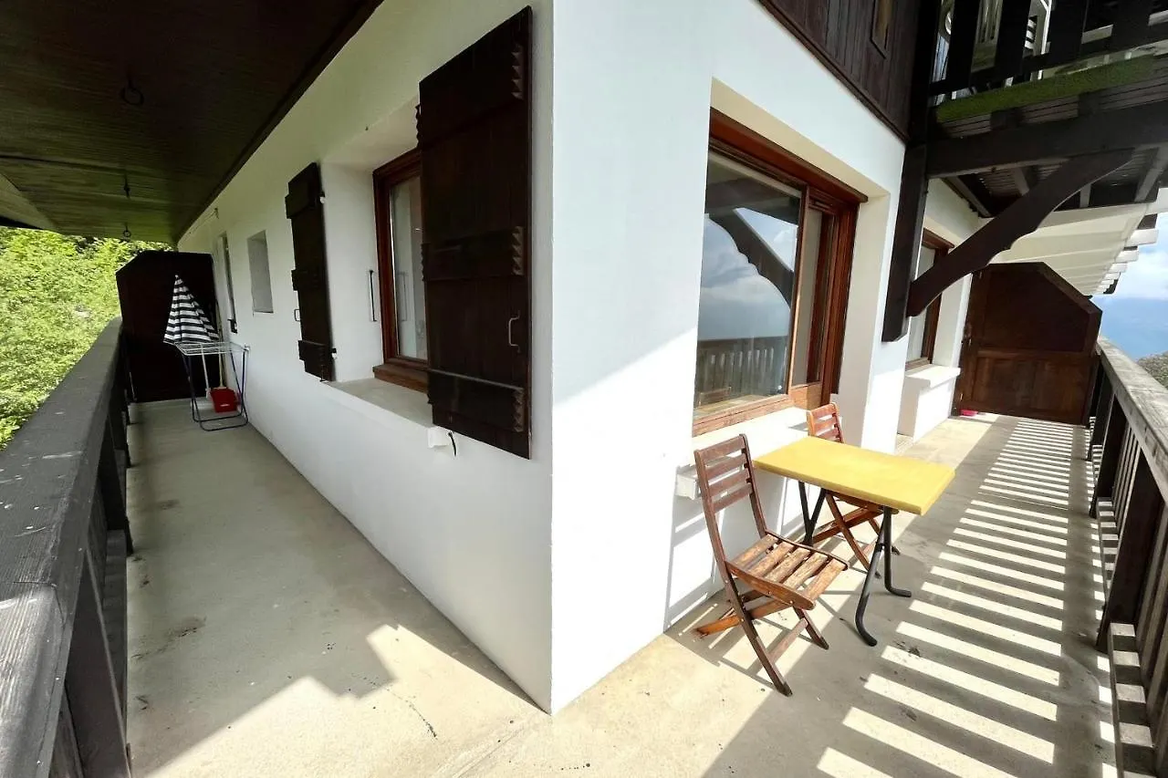 Bright 50 M Cocoon With Balcony In Combloux Apartment